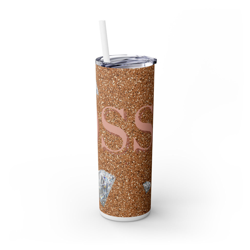 BOSS Diamond Skinny Tumbler with Straw | 20oz