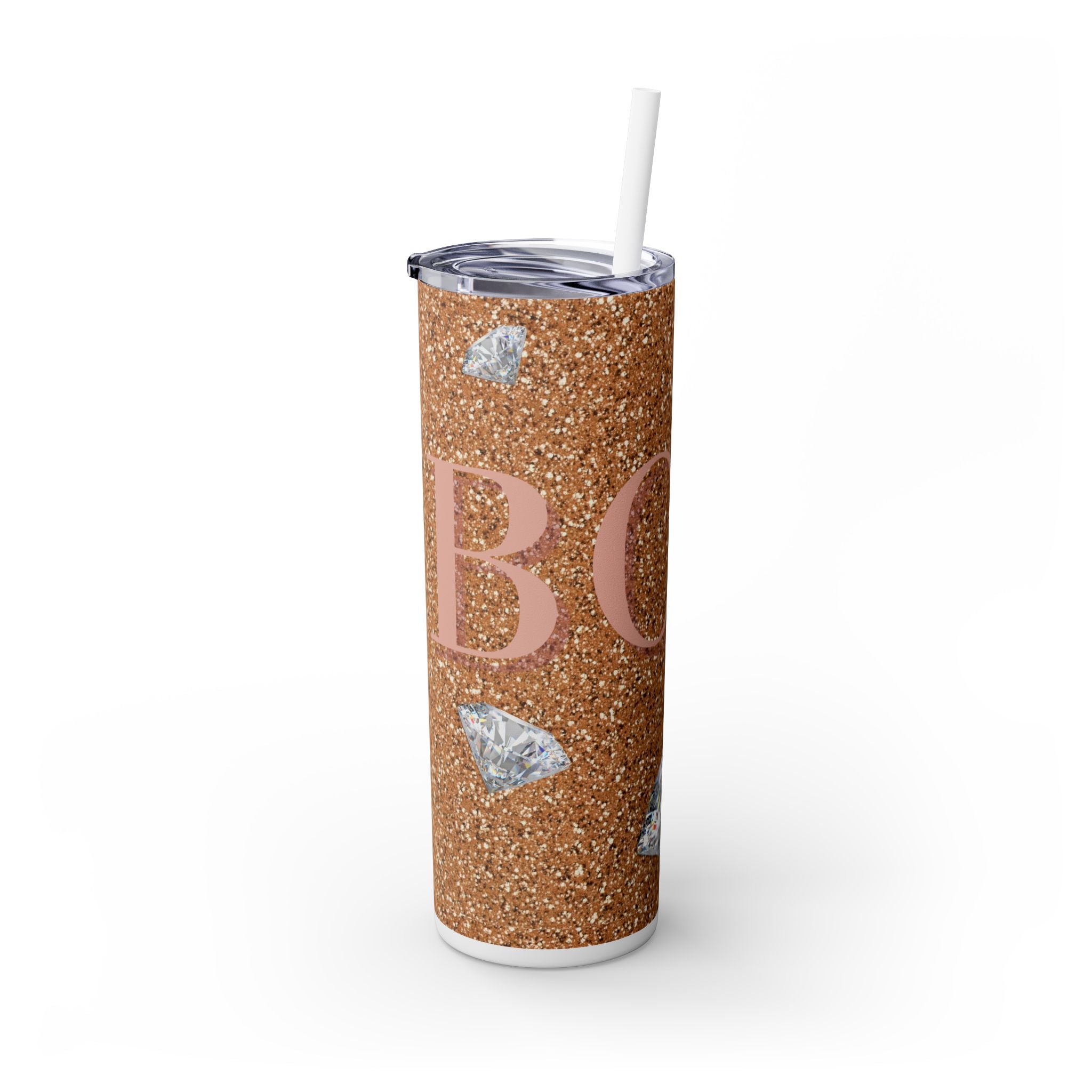 BOSS Diamond Skinny Tumbler with Straw | 20oz