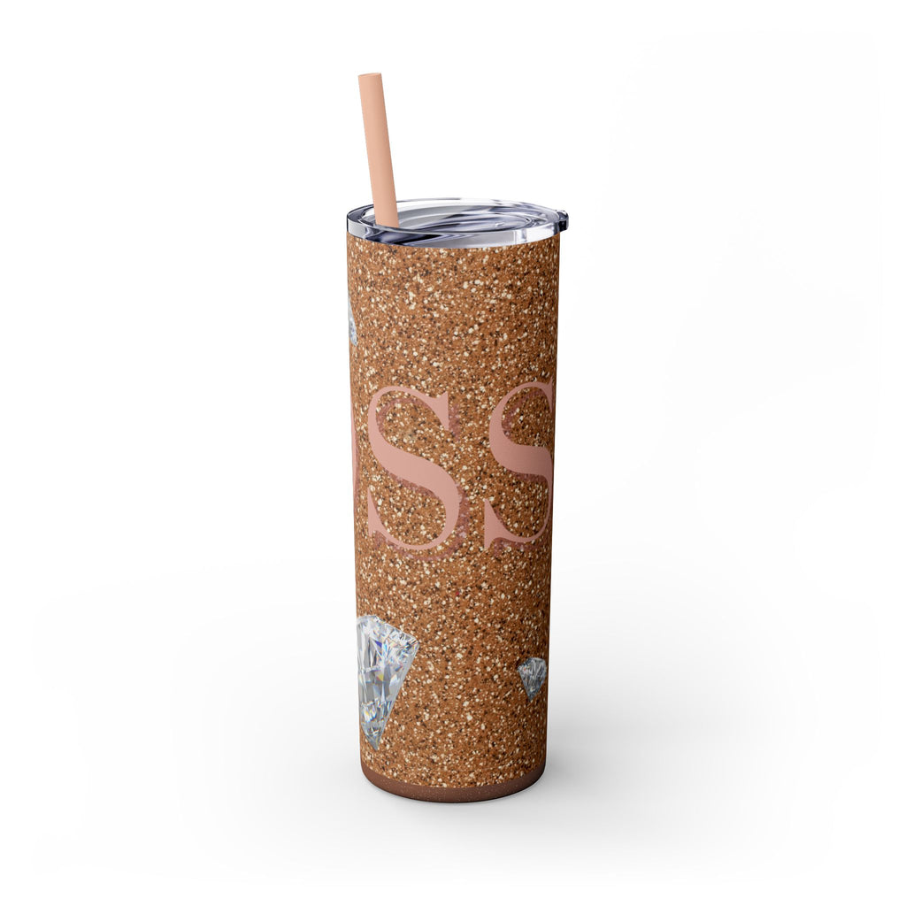 BOSS Diamond Skinny Tumbler with Straw | 20oz
