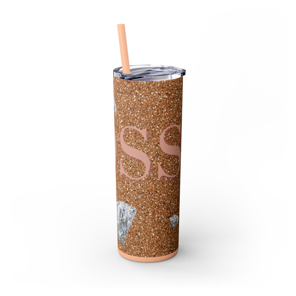 BOSS Diamond Skinny Tumbler with Straw | 20oz