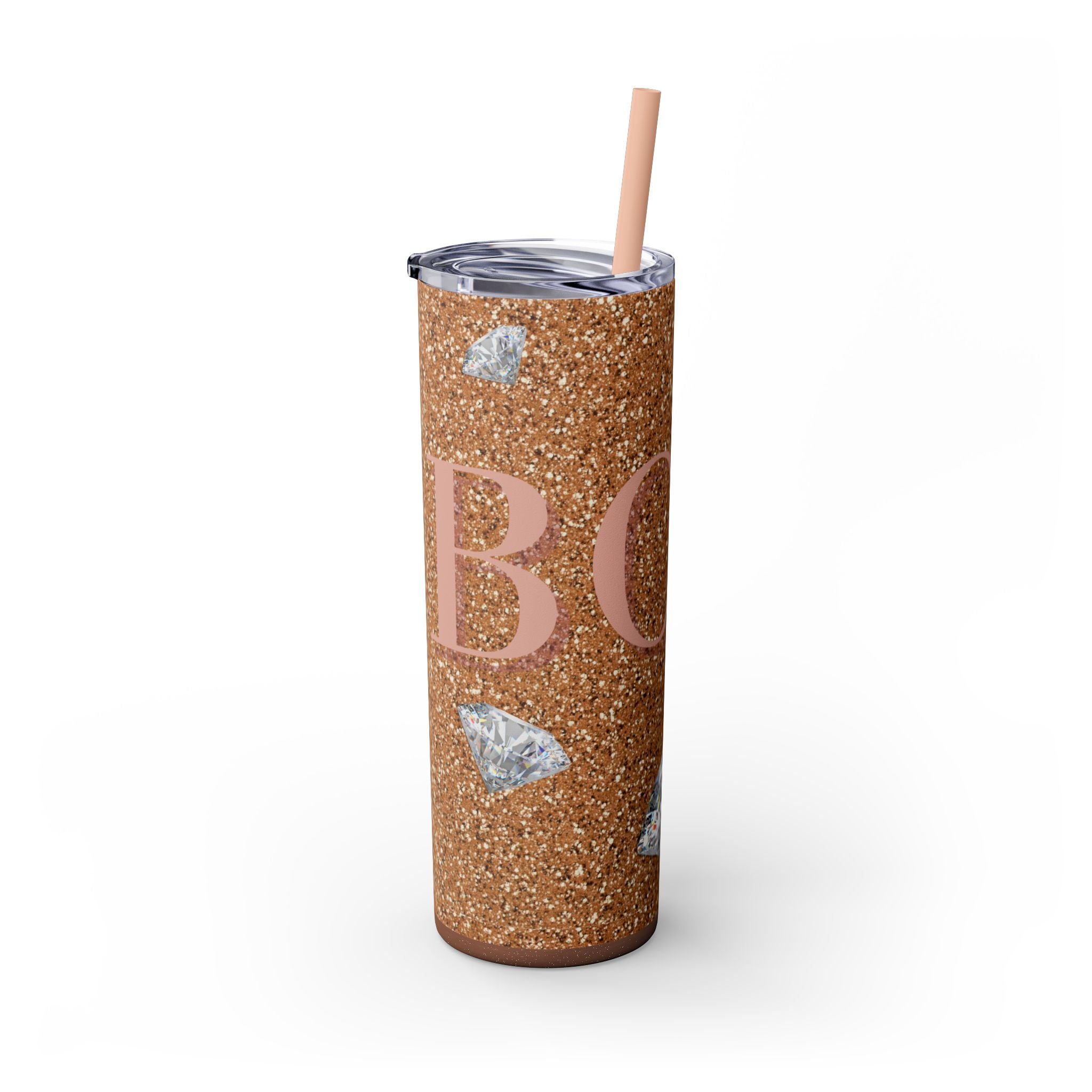 BOSS Diamond Skinny Tumbler with Straw | 20oz