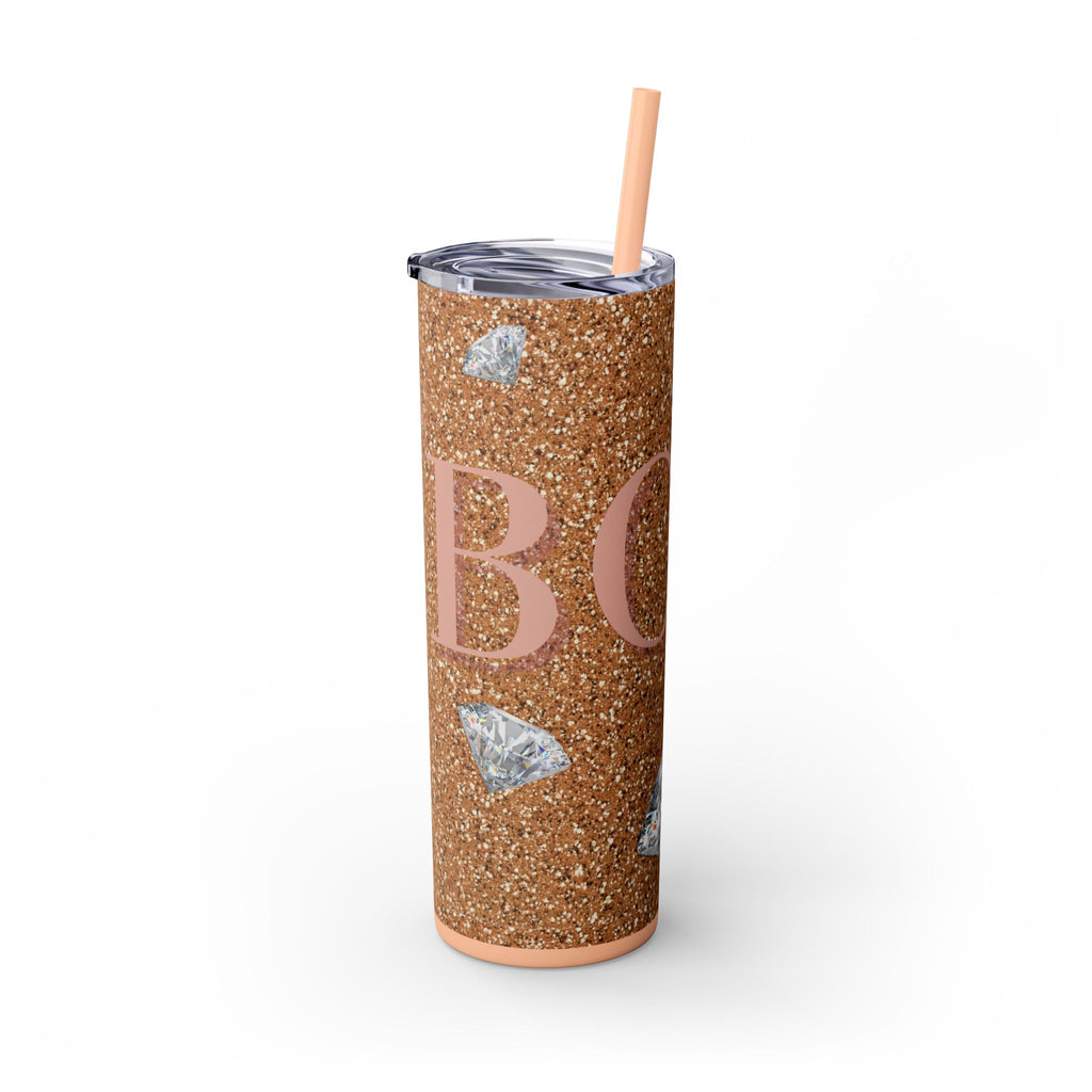 BOSS Diamond Skinny Tumbler with Straw | 20oz