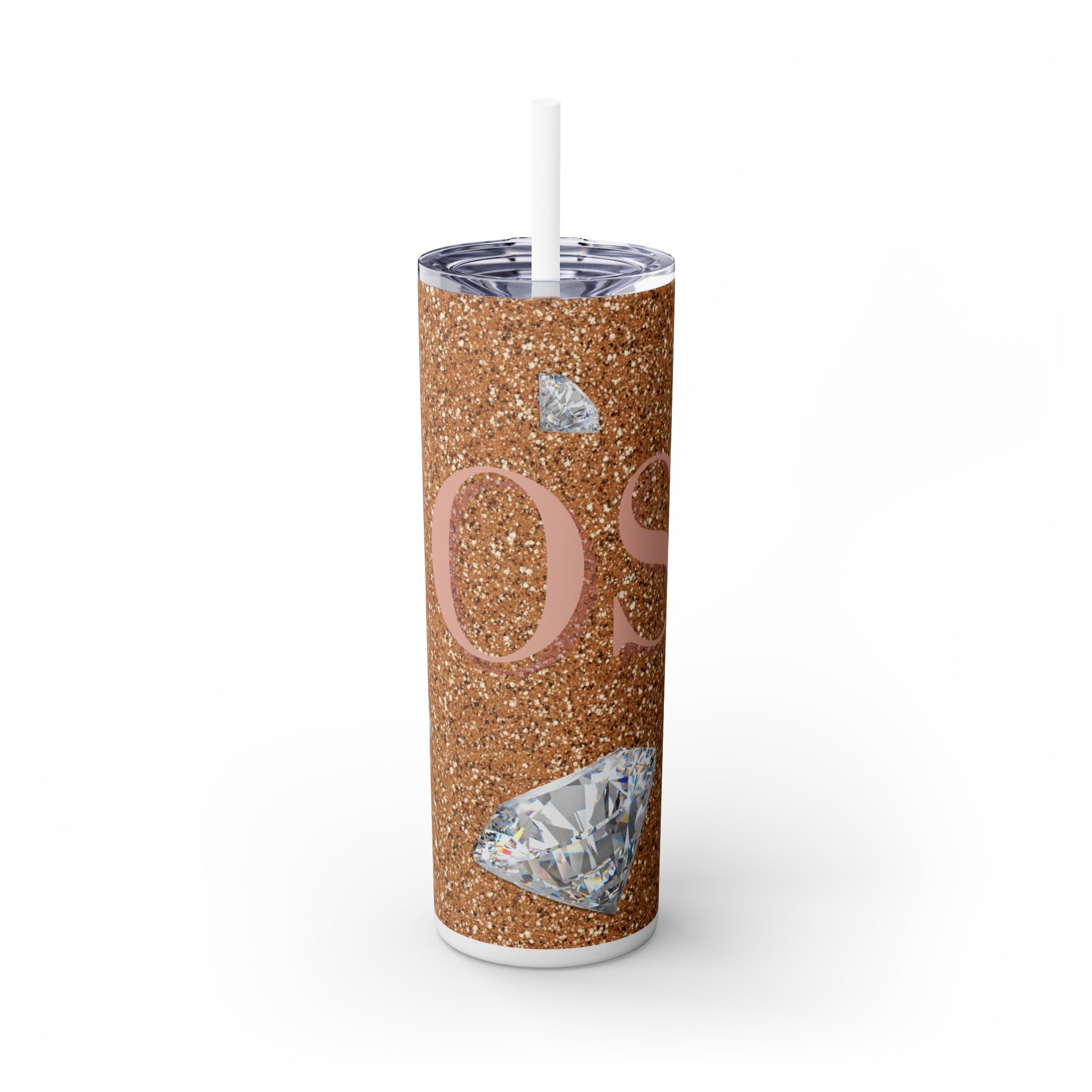 BOSS Diamond Skinny Tumbler with Straw | 20oz