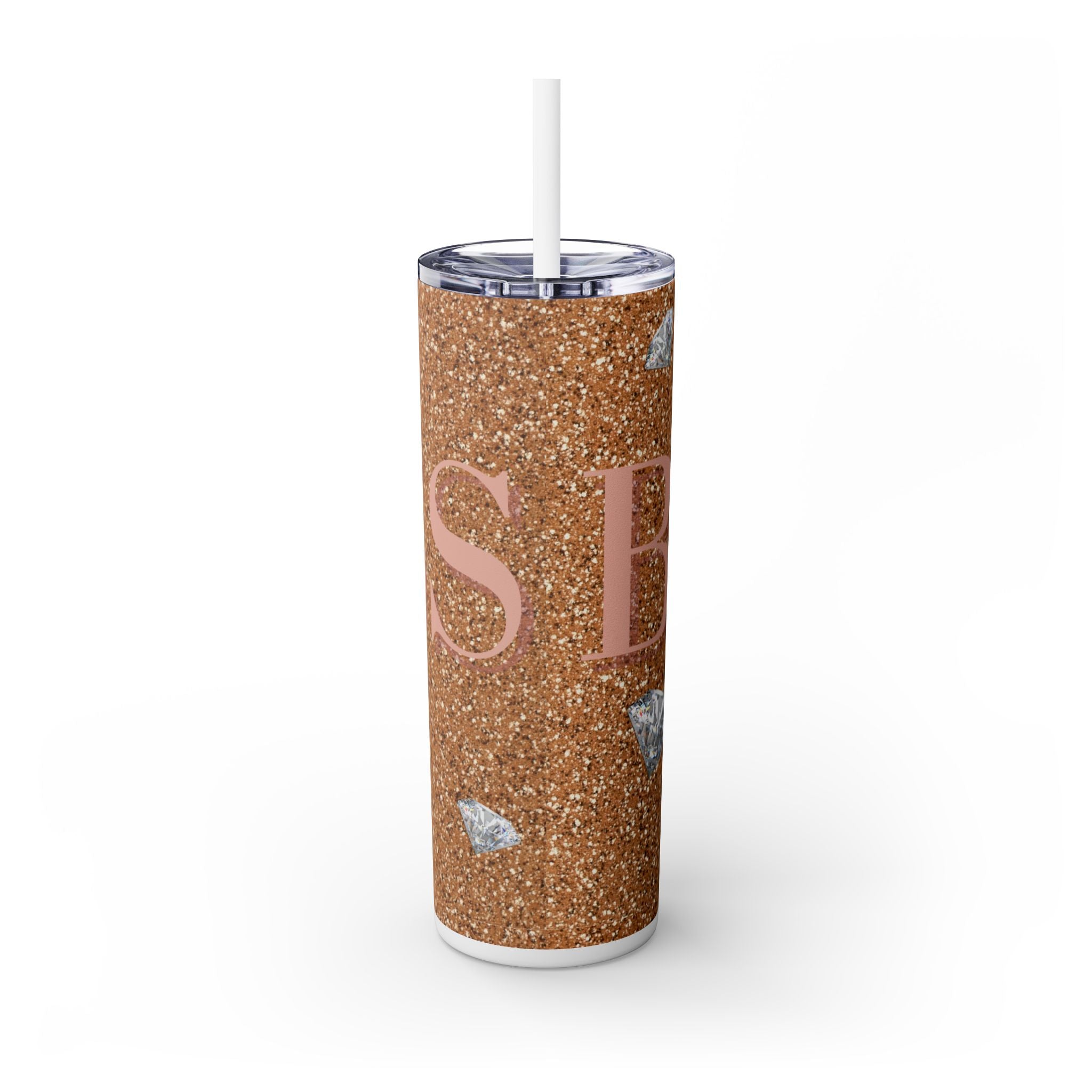 BOSS Diamond Skinny Tumbler with Straw | 20oz